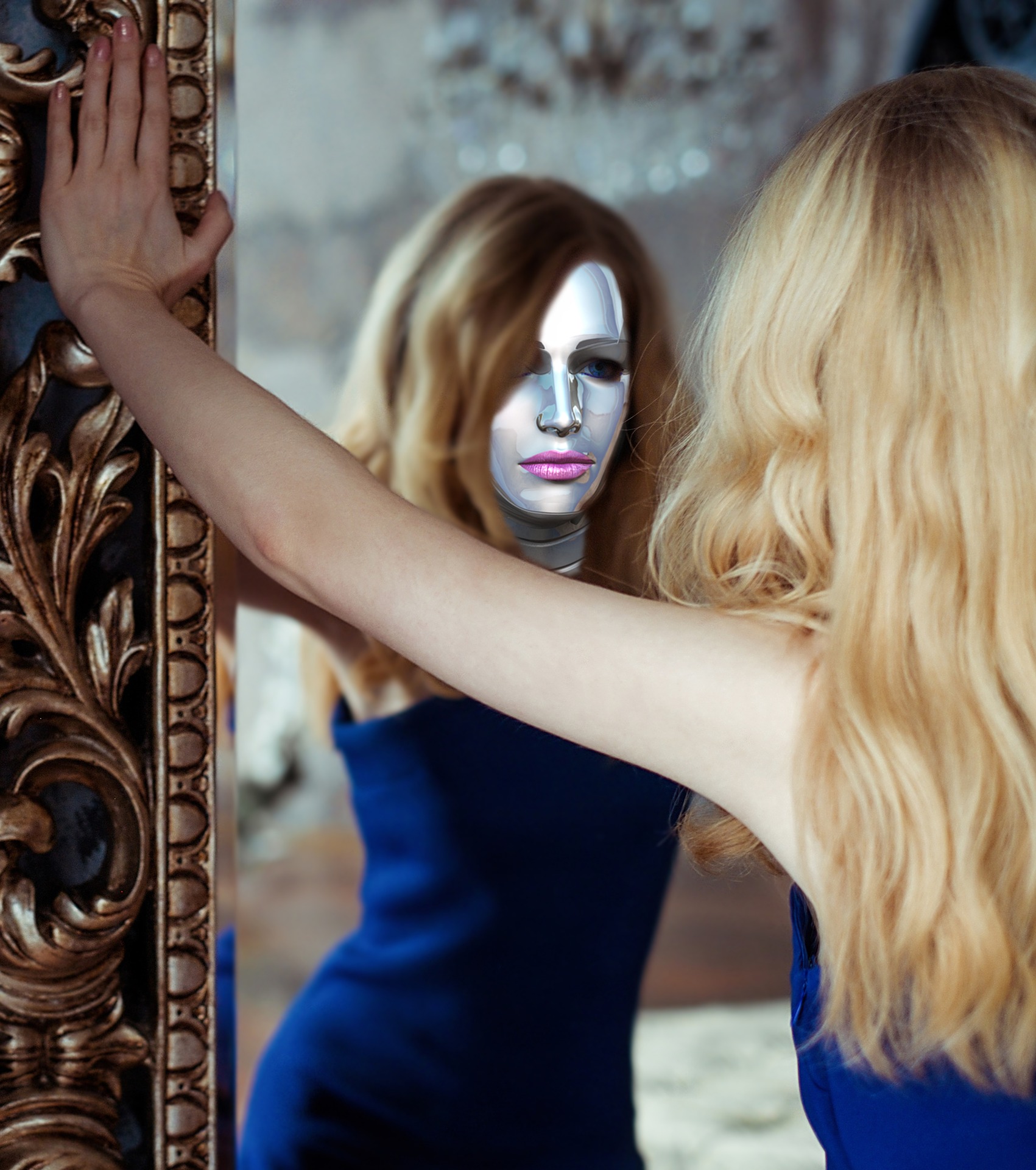 Algunas personas que sufren prosopagnosia no se reconocen al mirarse en el espejo