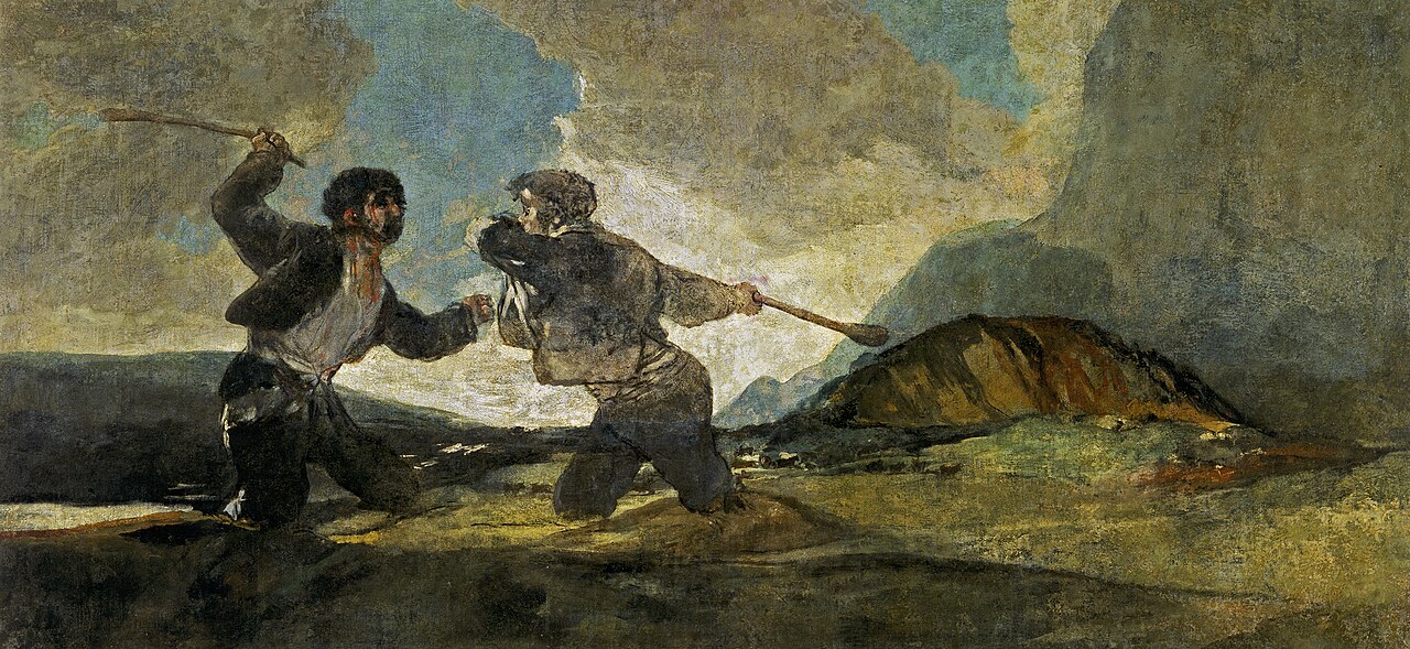 Duelo a garrotazos, Francisco de Goya