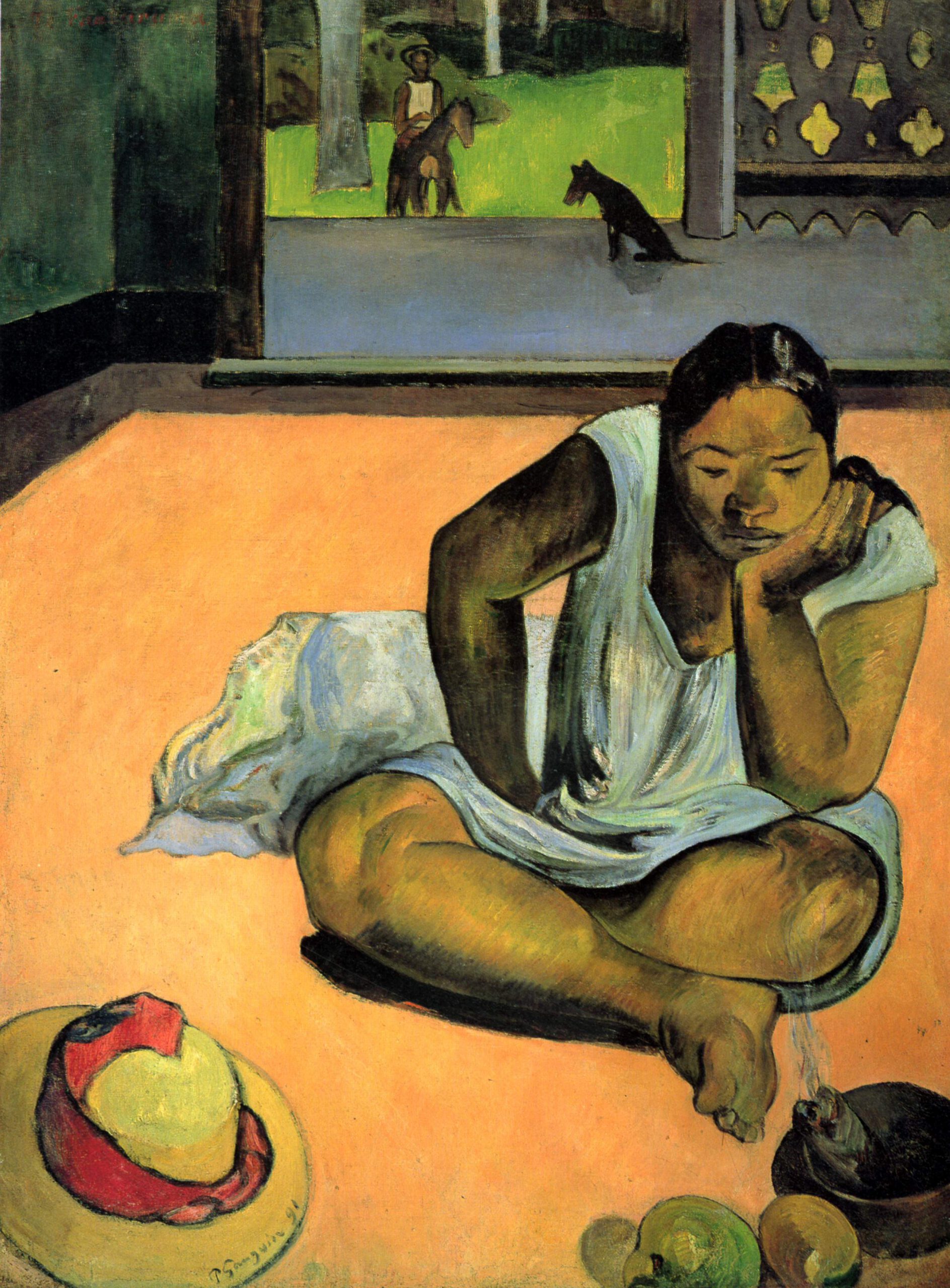 La Melancolía, de Paul Gauguin