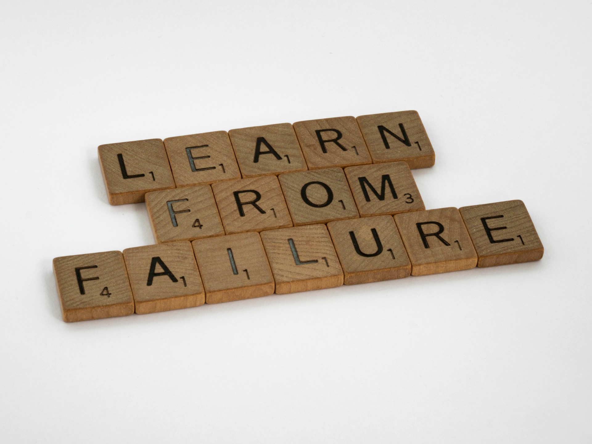 Todos podemos aprender de los fracasos.