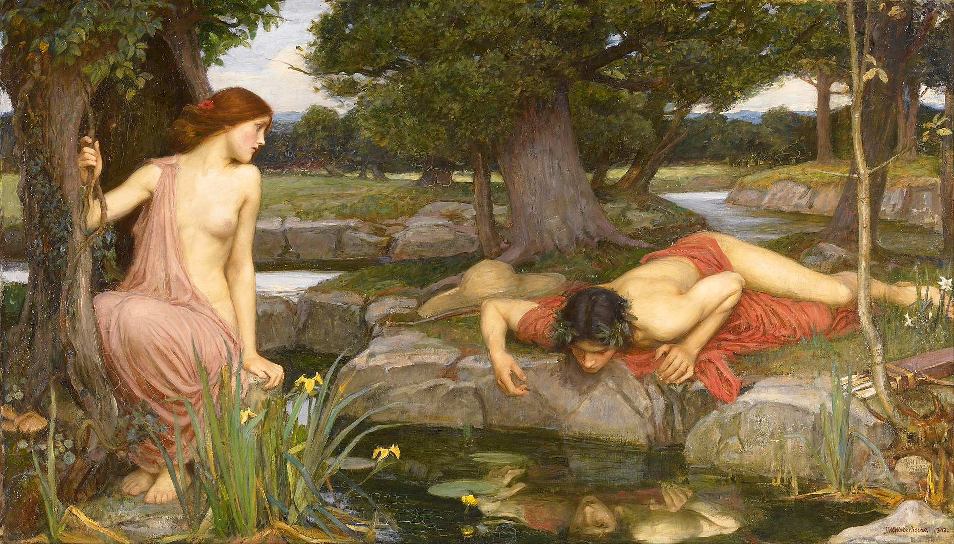 Eco y Narciso, John William Waterhouse